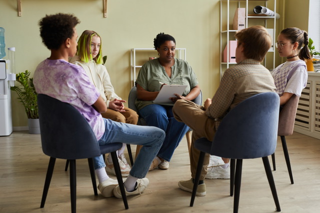 Individual group and family therapy